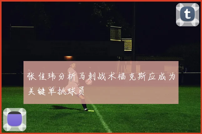 张佳玮分析马刺战术福克斯应成为关键单挑球员